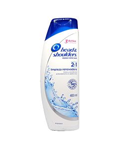HEAD AND SHOULDERS SHAMPOO 2 EN 1 LIMPIEZA RENOVADOR