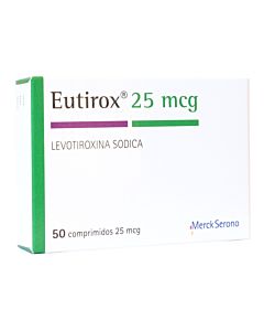 EUTIROX 25 MG 50 COMP.