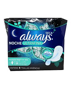 ALWAYS ALCOCHADA ULTRAFINA CON GEL NOCTURNA CON FL