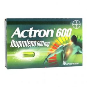 ACTRON CAPSULAS BLANDAS  600 MG x 10 UNI