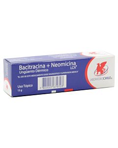 BACITRACINA+NEOMICINA UNGTO DERMICO 15 GR