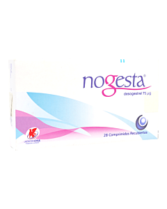 NOGESTA COMPRIMIDOS RECUBIERTOS 75MCG 28