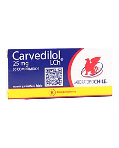 CARVEDILOL 25 MG 30 COMP.