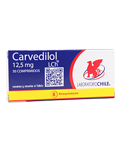 CARVEDILOL 12.5 MG 30 COMP.