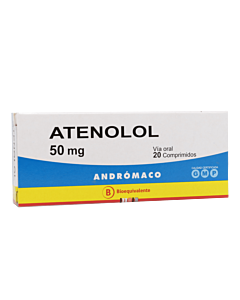 ATENOLOL COM. 50MG.20   *