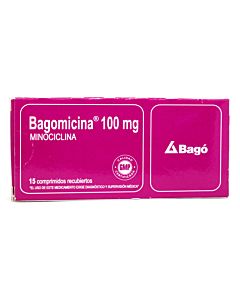 BAGOMICINA 100 MG X 15 COMP