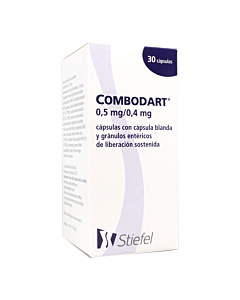 COMBODART 0.5/0.4 MG X 30 CP