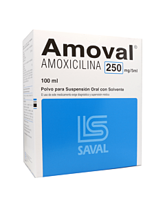 AMOVAL SUS.250MG.100ML.
