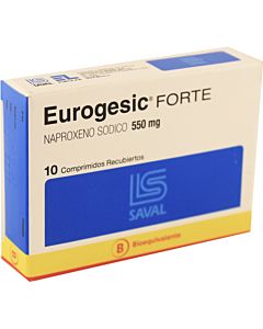 EUROGESIC COM.550 MG.10