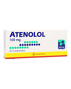 ATENOLOL COM.100MG.20   *