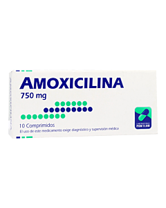 AMOXICILINA COM.750MG.10*