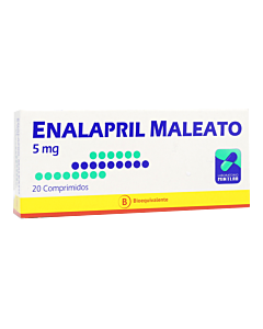 ENALAPRIL COM. 5MG.20   *