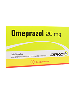 OMEPRAZOL 20 MG 30 CAP