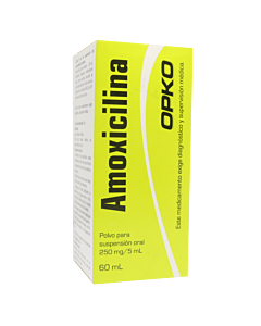 AMOXICILINA 250 MG/5 ML 60 ML