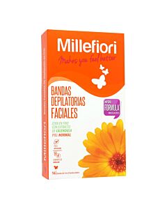MILLEFIORI BANDAS FACIALES DEPILACION EN FRIO X16