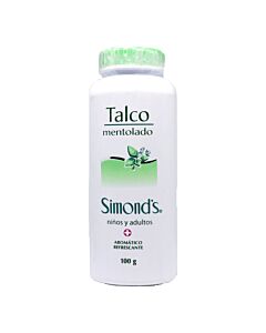 SIMONDS TALCO MENTOLADO 100 GRAMOS
