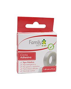 FAMILY SET CINTA ADHESIVA TIPO PLASTICO 1,25CM X 9